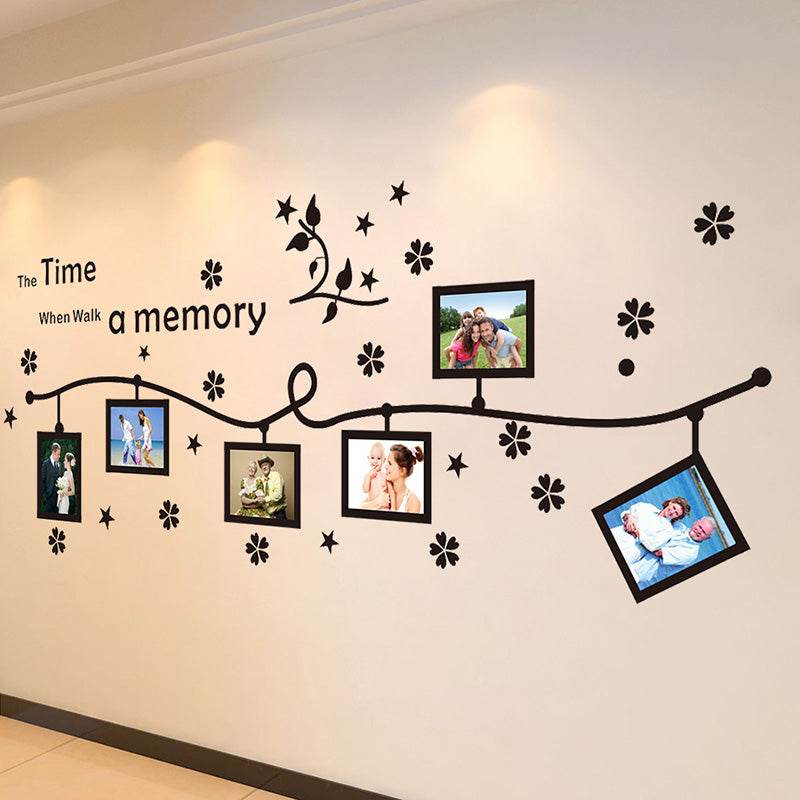 Adesivi murali rimovibili. Adesivi 3D da parete, WALL STICKERS per bambini per camera per soggiorno per sala da pranzo. Albero con foto
