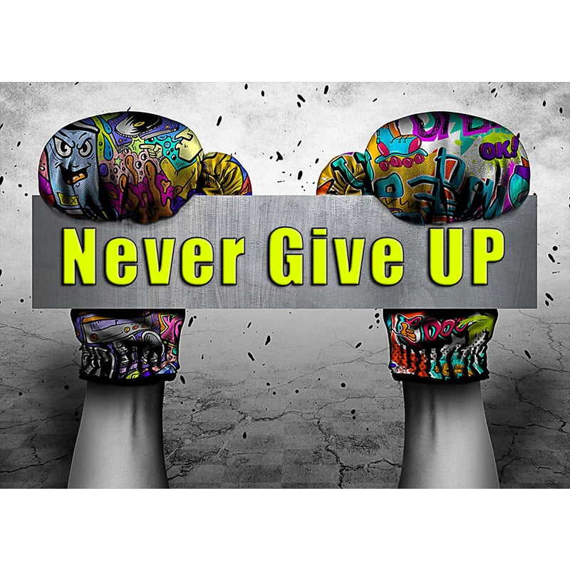 Graffiti Art Victory Cheer Encouraging Gestures and Lips Canvas Art Paintings Poster Print Wall Art Picture for Home Decoration