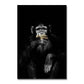 DDHH Big Size Poster Canvas Painting Animal Wall Art Dark 3 Funny Monkey Poster And Print For Living Room Home Decor No Frame