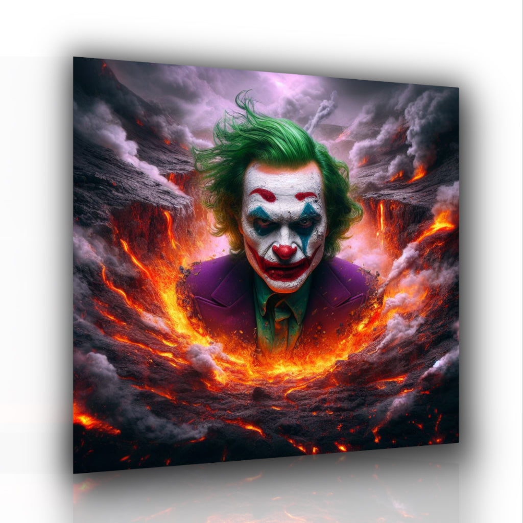 QUADRI JOKER 50x50cm || quadro Joker con The Witcher e Metal Gear || Quadri fantasy pronti da appendere