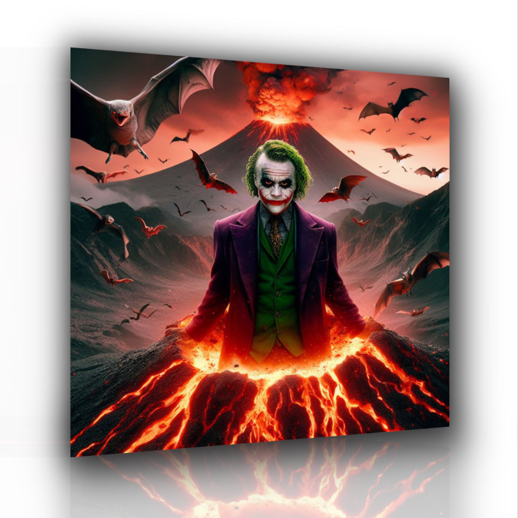 QUADRI JOKER 50x50cm || quadro Joker con The Witcher e Metal Gear || Quadri fantasy pronti da appendere