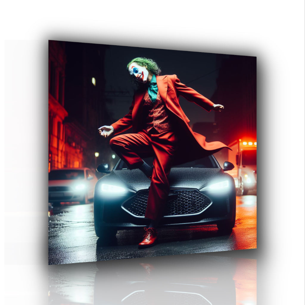 QUADRI JOKER 50x50cm || quadro Joker con The Witcher e Metal Gear || Quadri fantasy pronti da appendere