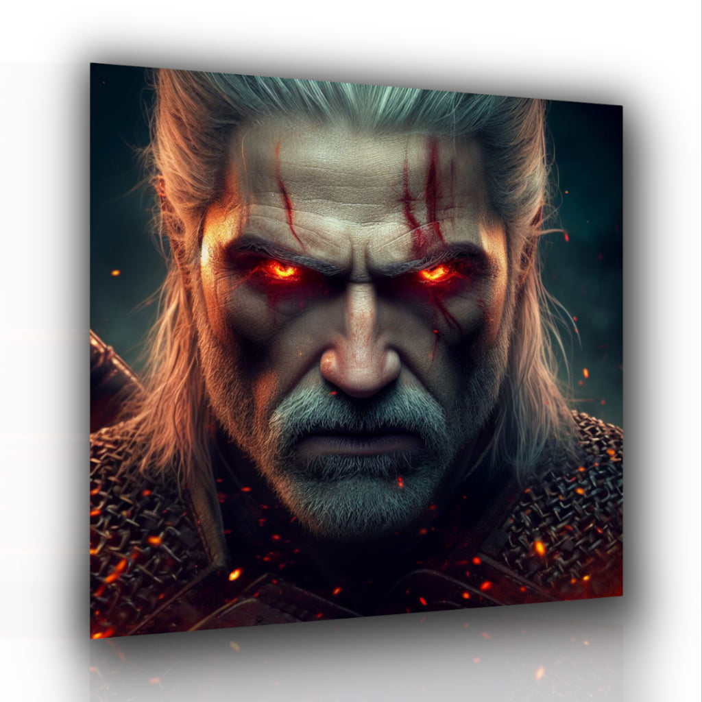 QUADRI JOKER 50x50cm || quadro Joker con The Witcher e Metal Gear || Quadri fantasy pronti da appendere