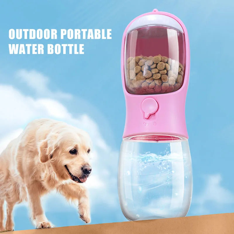 Porta crocchette ed acqua per cani e gatti || Dispenser portatile per cibo per cani e gatti