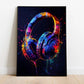 Watercolor Neon Video Game Posters XBOX Prints GamePad Headset Canvas Painting Gaming Wall Art Boys Gamer Room Home Decor