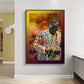 Abstract Graffiti Art Singer Tupac Hip Hop Portrait Poster Canvas Painting Print Rapper Wall Picture Cuadros for Room Home Decor