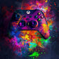 Watercolor Neon Video Game Posters XBOX Prints GamePad Headset Canvas Painting Gaming Wall Art Boys Gamer Room Home Decor