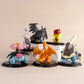 Pokemon 6 pezzi /Set Anime Action Figure Pikachu 6-7cm || Charizard Blastoise Squirtle Bulbasaur mewtwoo