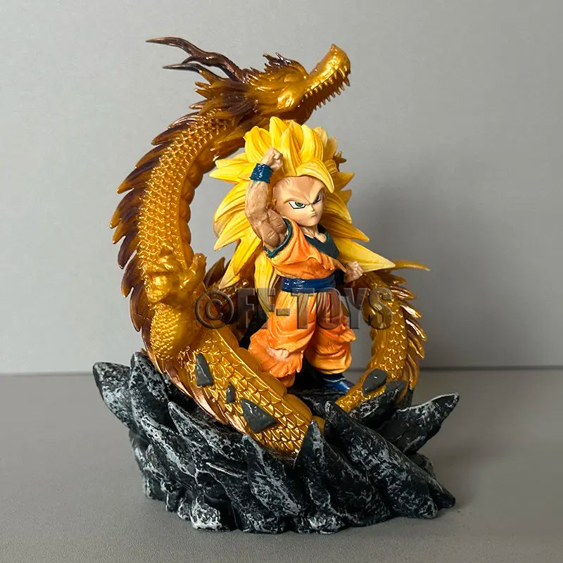 Dragon Ball Z statuetta || Ssj3 Goku Action Figures Dragon Ball || 14CM