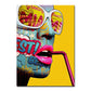 Modern Pop Graffiti Abstract Wall Art Cool Girls Eating Lollipops Sexy Women HD Oil On Canvas Posters And Prints Home Decor Gift