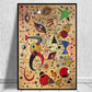 Modern Joan Miro Surrealism Art Posters and Prints Canvas Painting Pictures on The Wall Abstract Decorative Home Decor Cuadros