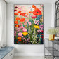 Abstract Flower Canvas Painting Modern Floral Prints Poster Wall Art Picture for Living Room Home Bedroom Decor Classroom Cuadro