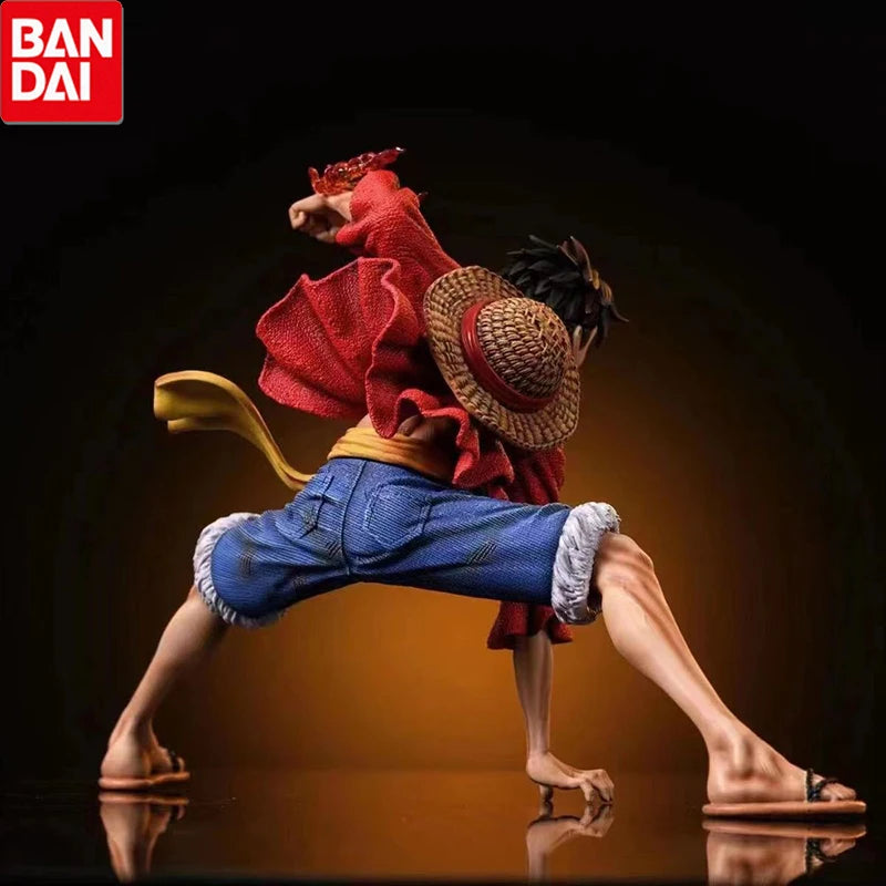 18cm One Piece Luffy Figures Monkey D. Luffy Battle Style Action Figures Anime Collection PVC || statuette || action figures cartoon || statue anime