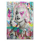 Sexy Classic Movie Star Monroe Poster Street Graffiti Pop Wall Art Canvas Painting Fashion Portrait Mural Home Shop Room Decor