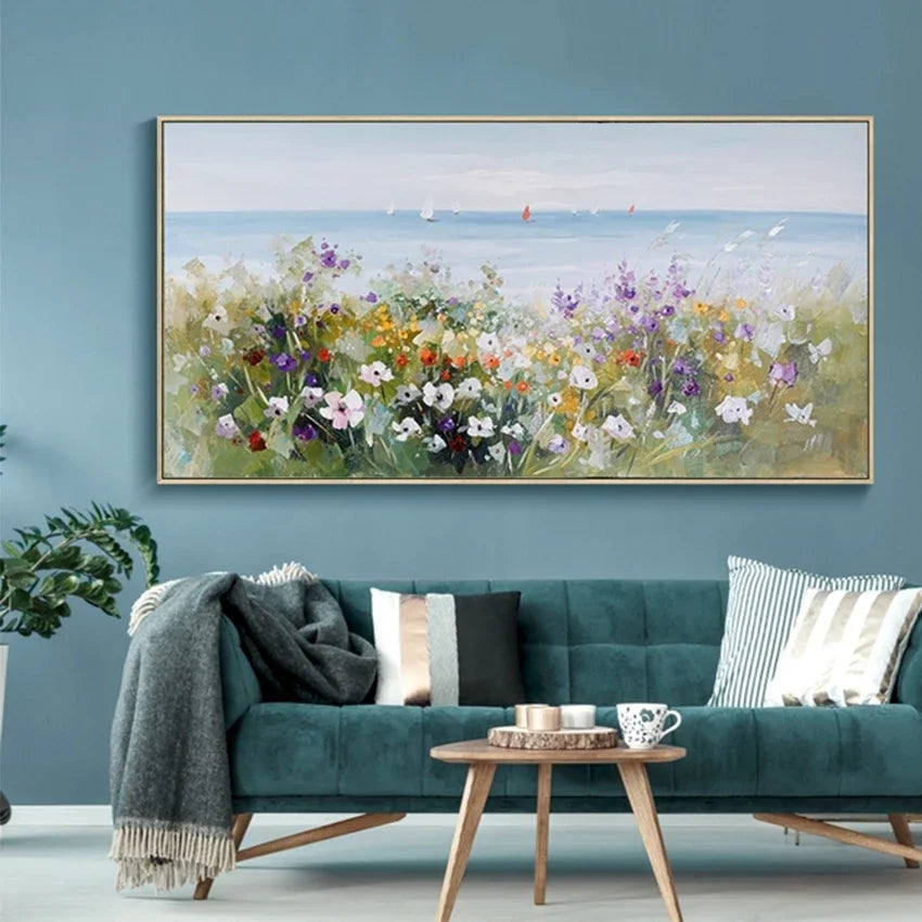 Knife Flower Abstract Oil Painting Wall Art Home Decoration Picture Hand Painting On Canvas 100% Hand Painted Without Border