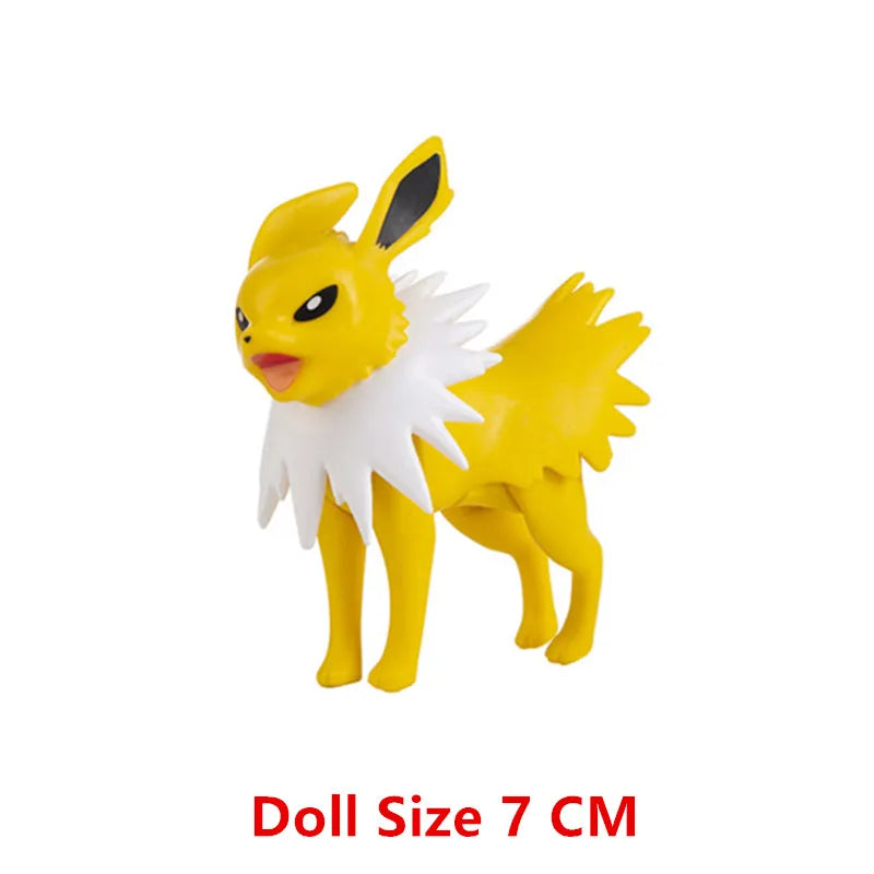 Pokemon Anime Figure Pikachu Eevee Charizard Mewtwo Cartoons Figure Collection Model Pocket Monster Action Toys Kids Birthday Gi