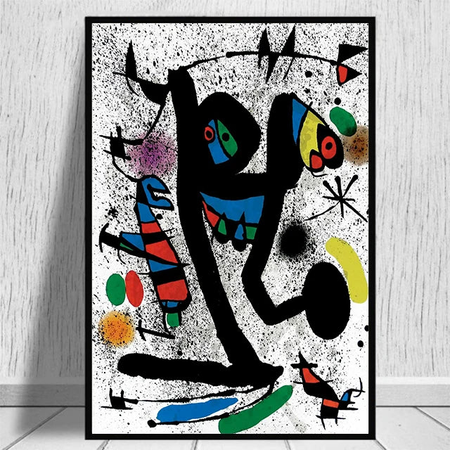 Modern Joan Miro Surrealism Art Posters and Prints Canvas Painting Pictures on The Wall Abstract Decorative Home Decor Cuadros