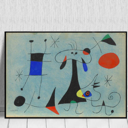 Modern Joan Miro Surrealism Art Posters and Prints Canvas Painting Pictures on The Wall Abstract Decorative Home Decor Cuadros