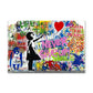 Banksy Graffiti Artwork Balloon Girl Canvas Paintings Modern Street Pop Art Never Give Up Wall Poster Prints for Room Home Decor