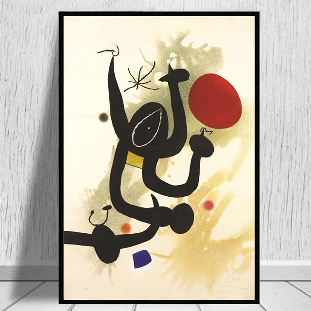 Modern Joan Miro Surrealism Art Posters and Prints Canvas Painting Pictures on The Wall Abstract Decorative Home Decor Cuadros