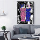 Street Graffiti Abstract Trendy Violent Teddy Bear Wall Art Prints Poster Living Room Home Decor Canvas Painting Murals Pictures