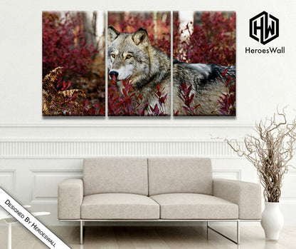 🐺 Quadro Lupo XXL – Potenza, Mistero e Libertà in un’Opera d’Arte Moderna