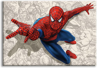 🦸 Quadri Supereroi Marvel Avengers – Stampa su Tela HD Pronta da Appendere