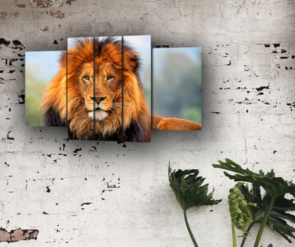 🦁 Quadro Leone – Forza, Eleganza e Simbolismo Regale
