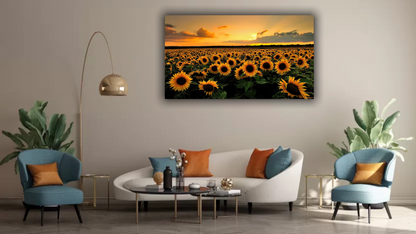 Quadro su tela || Fiori || Girasoli || Quadri moderni
