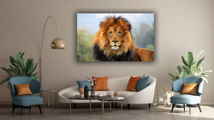 🦁 Quadro Leone – Forza, Eleganza e Simbolismo Regale