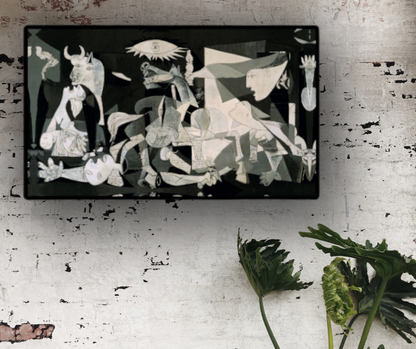 image imprimée sur toile || GUERNICA 120x70 || Paul Picasso || de célèbres tableaux