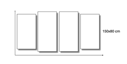 QUADRO PERSONALIZZABILE || 150x80cm
