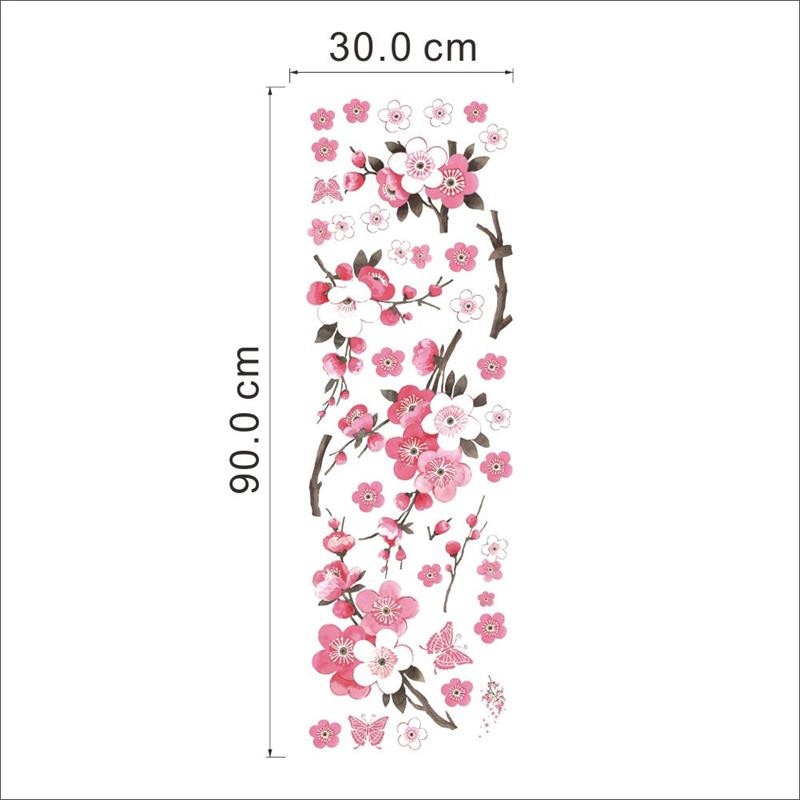 Sticker mural || Arbre, Fleurs ||